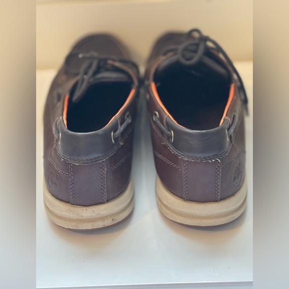Timberland with Ortholite Dark Brown Men’s Boat Shoes - Picture 4 of 8